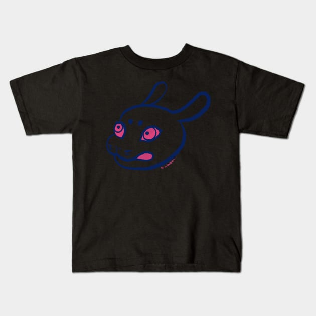 RABBIT Kids T-Shirt by miacomart